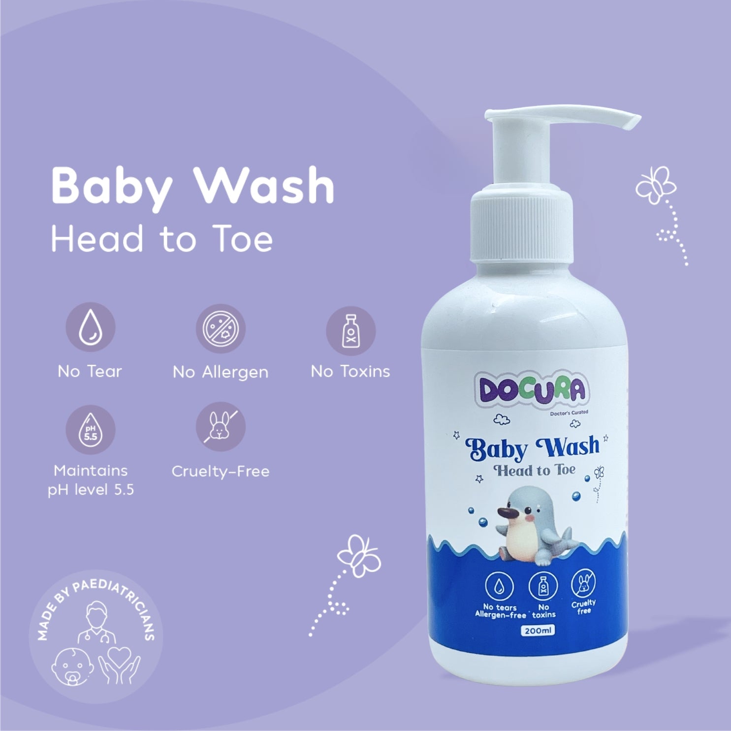 baby wash and shampoo