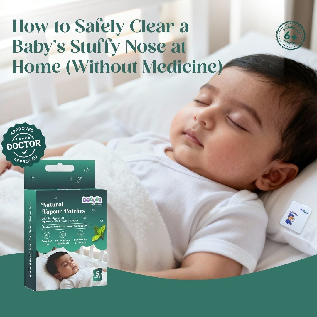 How to Safely Clear a Baby’s Stuffy Nose at Home (Without Medicine)