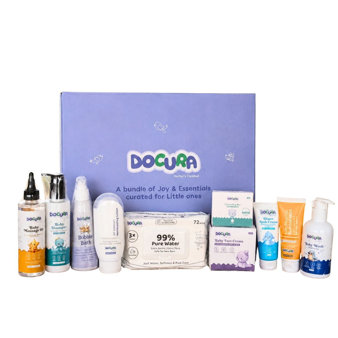Docura Baby Care Collection Premium Gift Set (Pack of 10 products)