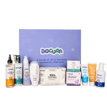 Docura Baby Care Collection Premium Gift Set (Pack of 10 products)