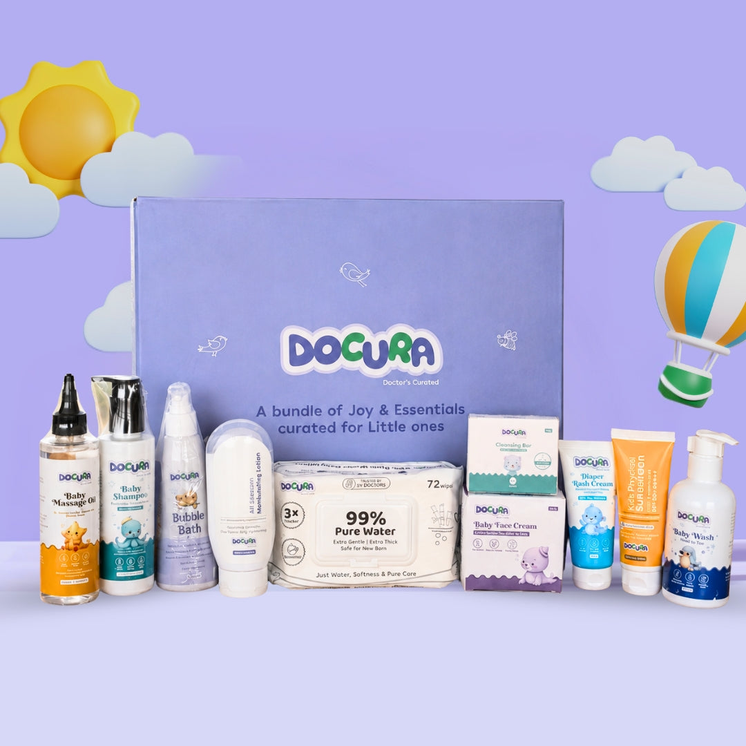 Docura Baby Care Collection Premium Gift Set (Pack of 10 products)