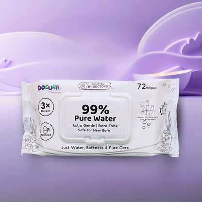99% Pure Water Baby Wipes (72 Wipes)
