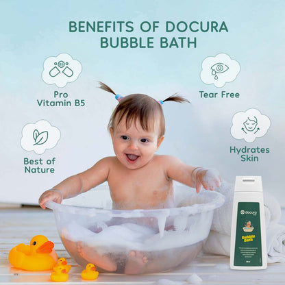 Docura Baby Care Combo of Physico Sunscreen Lotion SPF 50 + Docura Bubble Bath