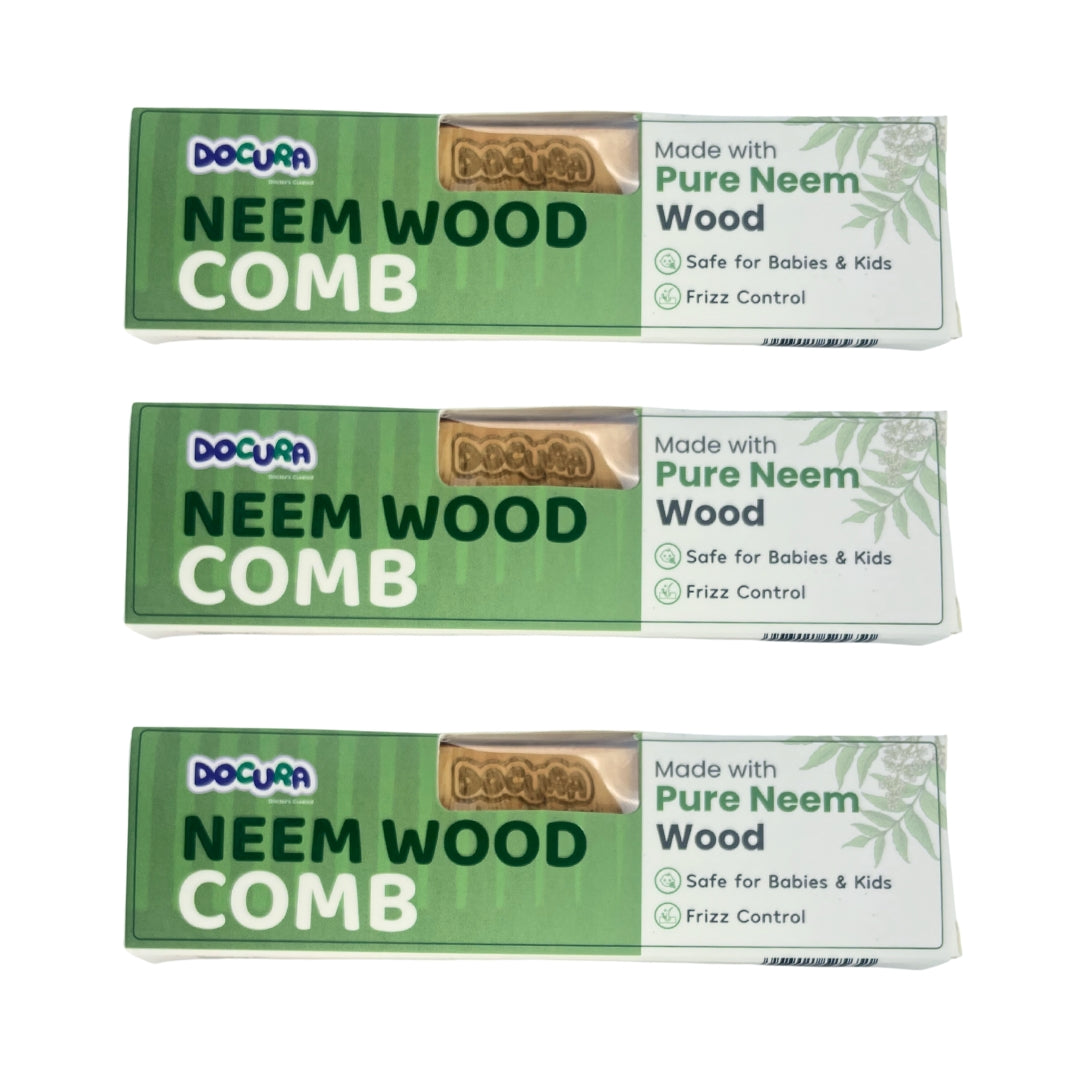 Neem hair comb