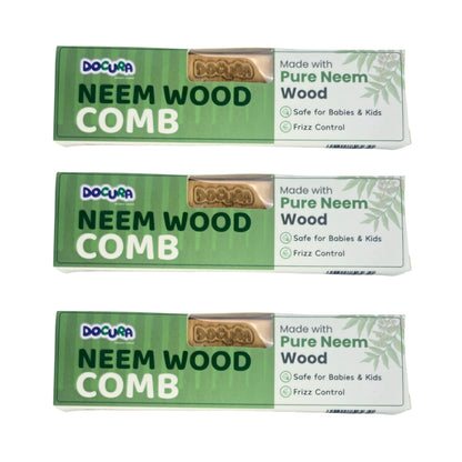 Neem hair comb
