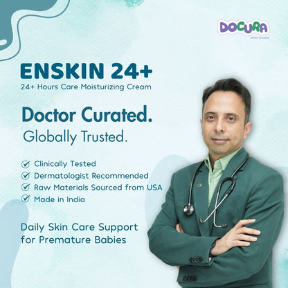 Docura Enskin 24+ Moisturizing Body Cream with Silicone Shield