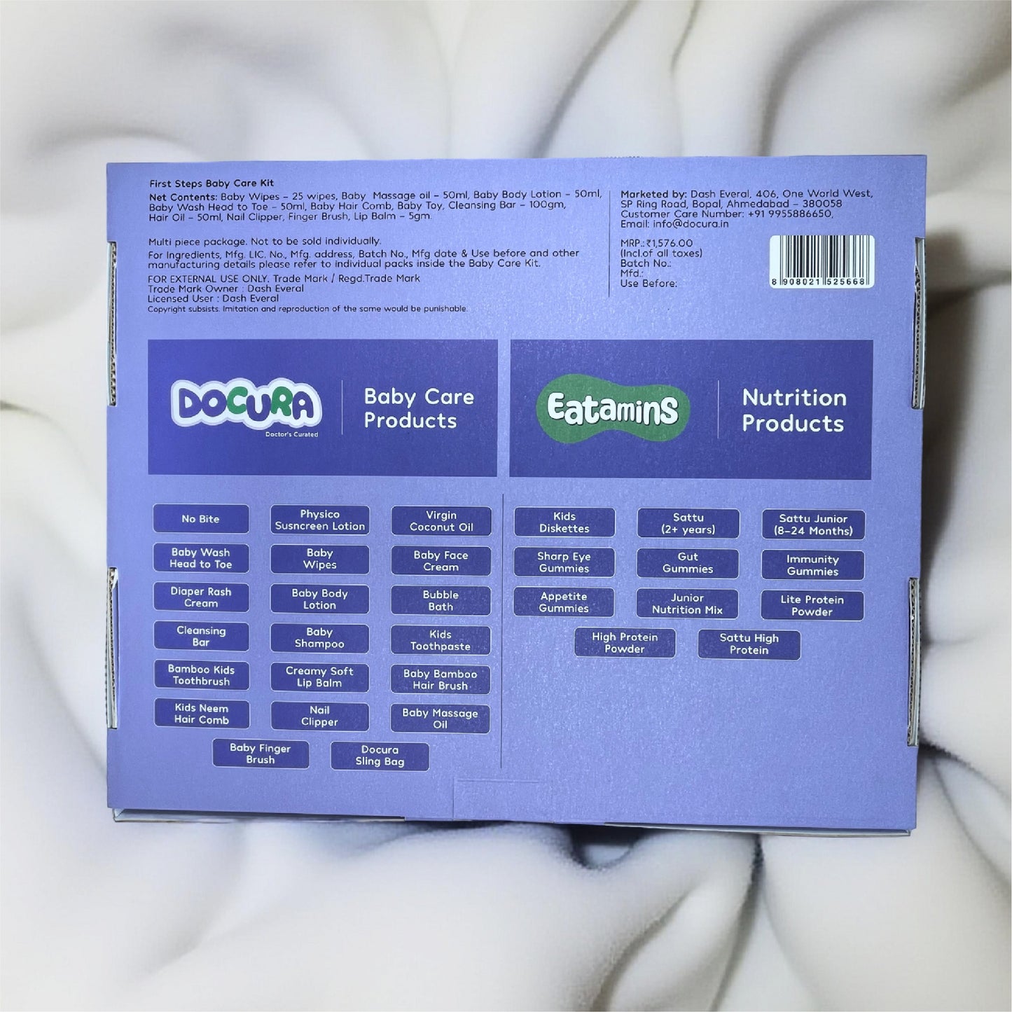 Docura First Step Baby Care Kit (Pack of 11 products)