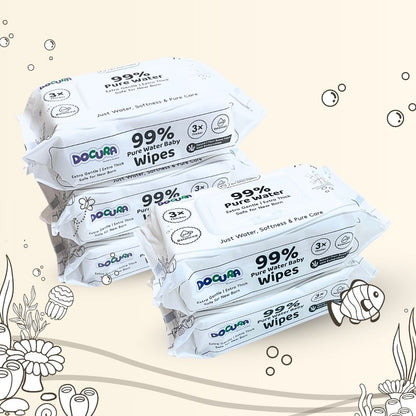 99% Pure Water Baby Wipes (72 Wipes)