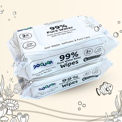 99% Pure Water Baby Wipes (72 Wipes)