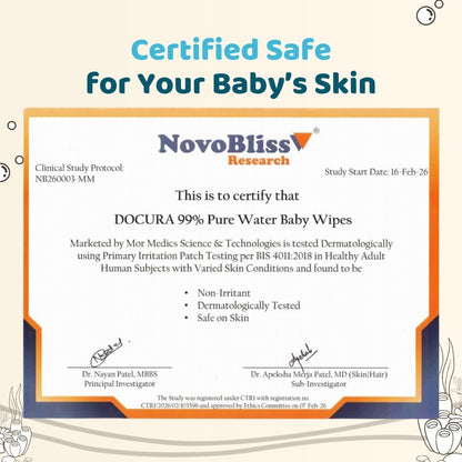 99% Pure Water Baby Wipes (72 Wipes)