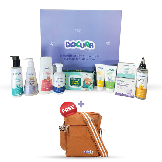 Docura Baby Care Collection Premium Gift Set (Pack of 10 products)