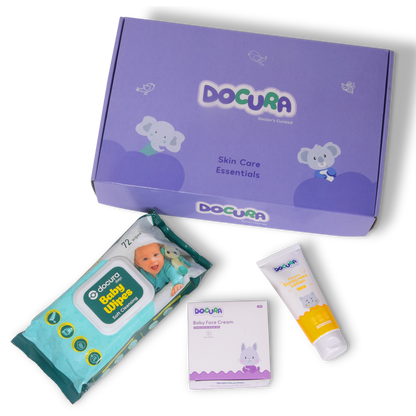 Docura Combo Pack of 3 Baby Skin Care Essentials