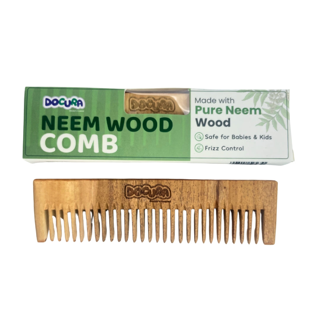 Neem hair comb
