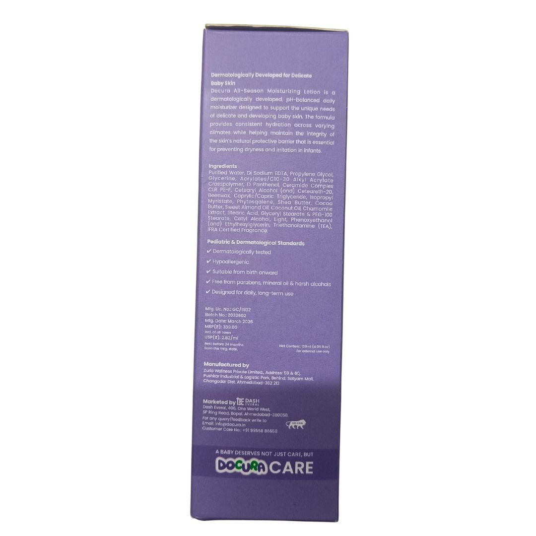 Docura All-Season Moisturizing Lotion (120ml)