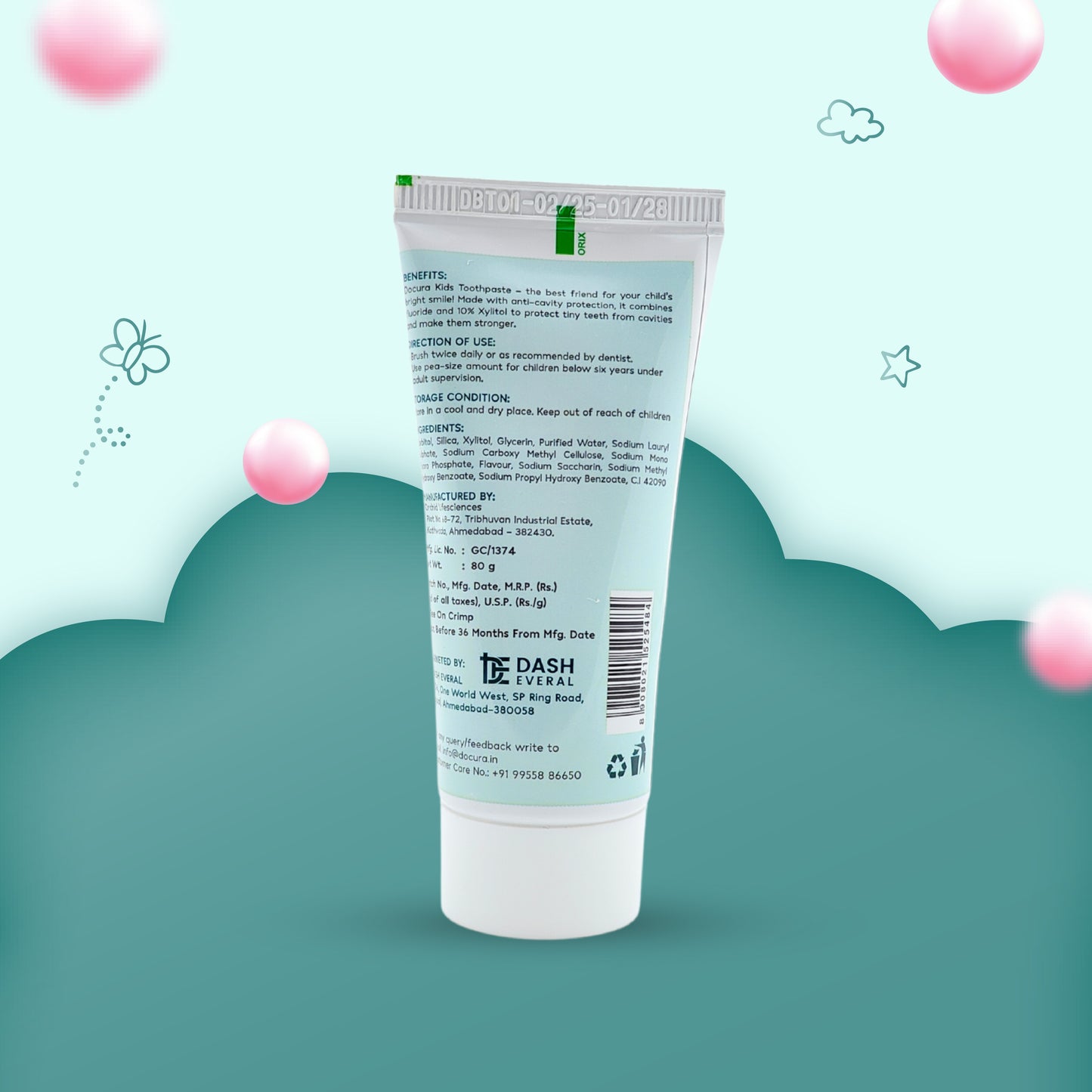 Kids toothpaste 2+ 
