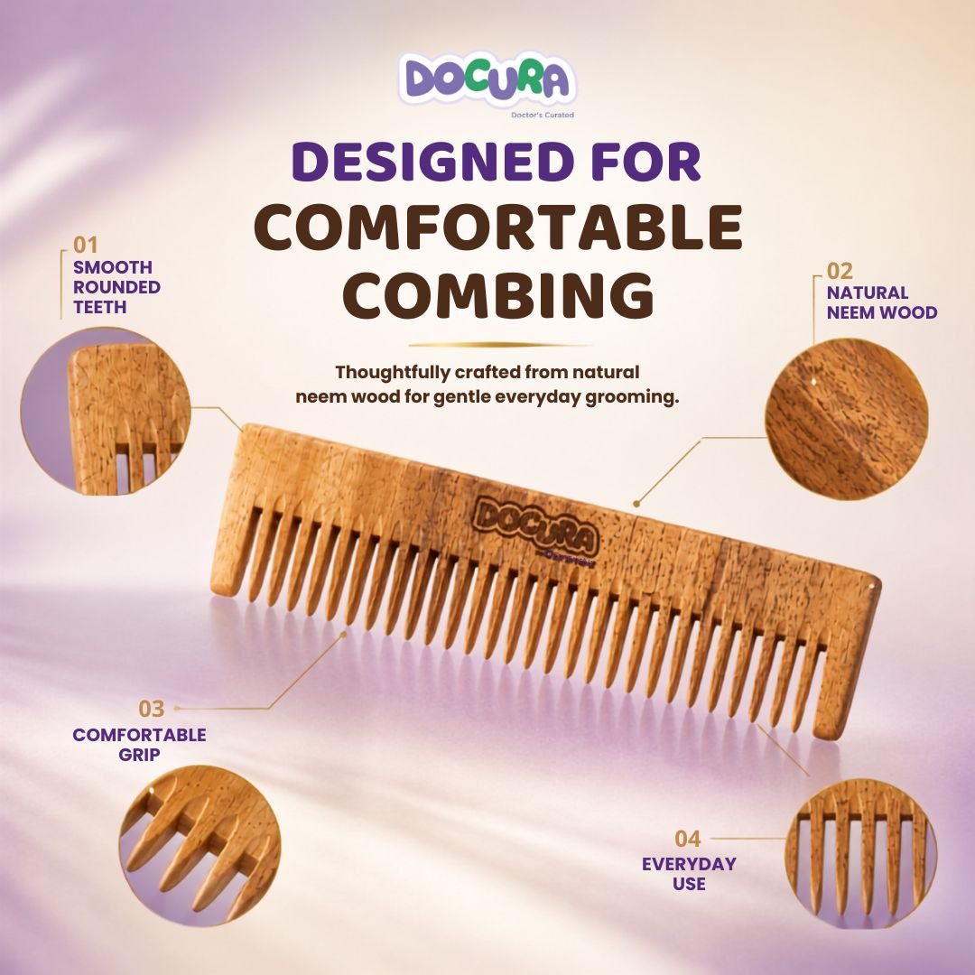 Neem Wood Comb (pack of 1)