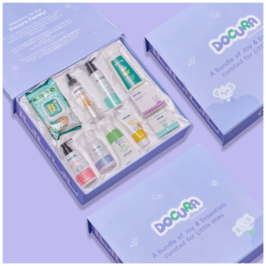 Docura Baby Care Collection Premium Gift Box (Pack of 10 products)