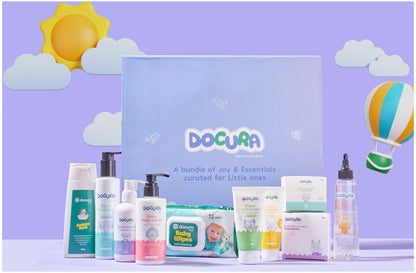 Docura Baby Care Collection Premium Gift Box (Pack of 10 products)