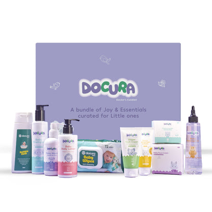 Docura Baby Care Collection Premium Gift Box (Pack of 10 products)