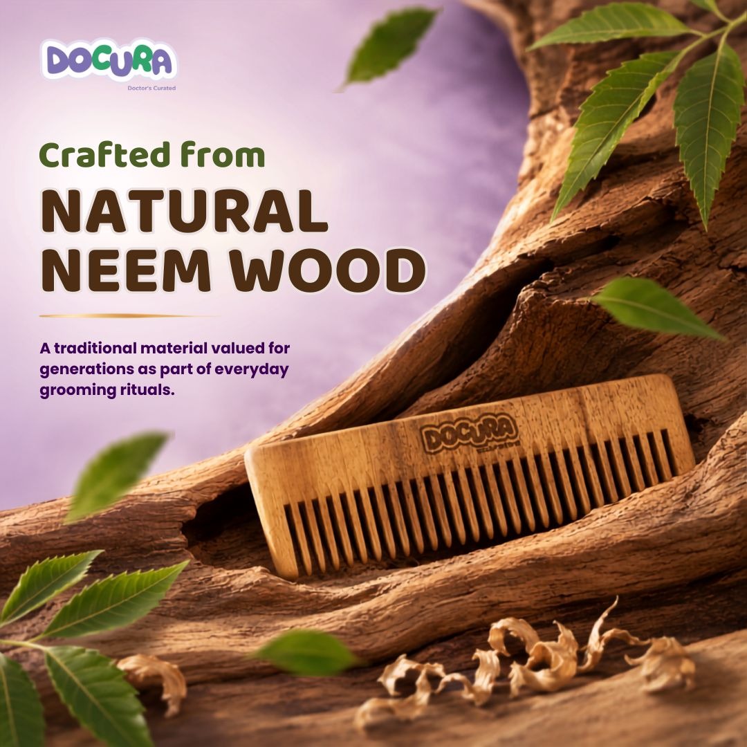 Neem Wood Comb (pack of 1)