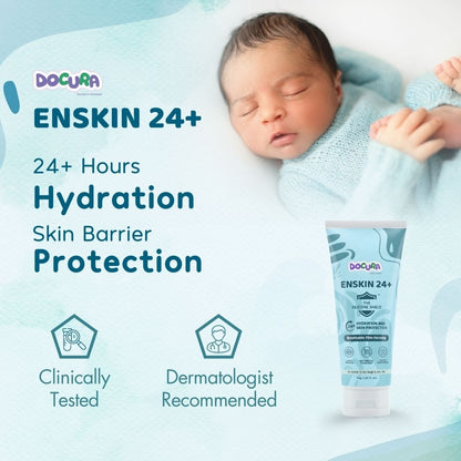 Docura Enskin 24+ Moisturizing Body Cream with Silicone Shield