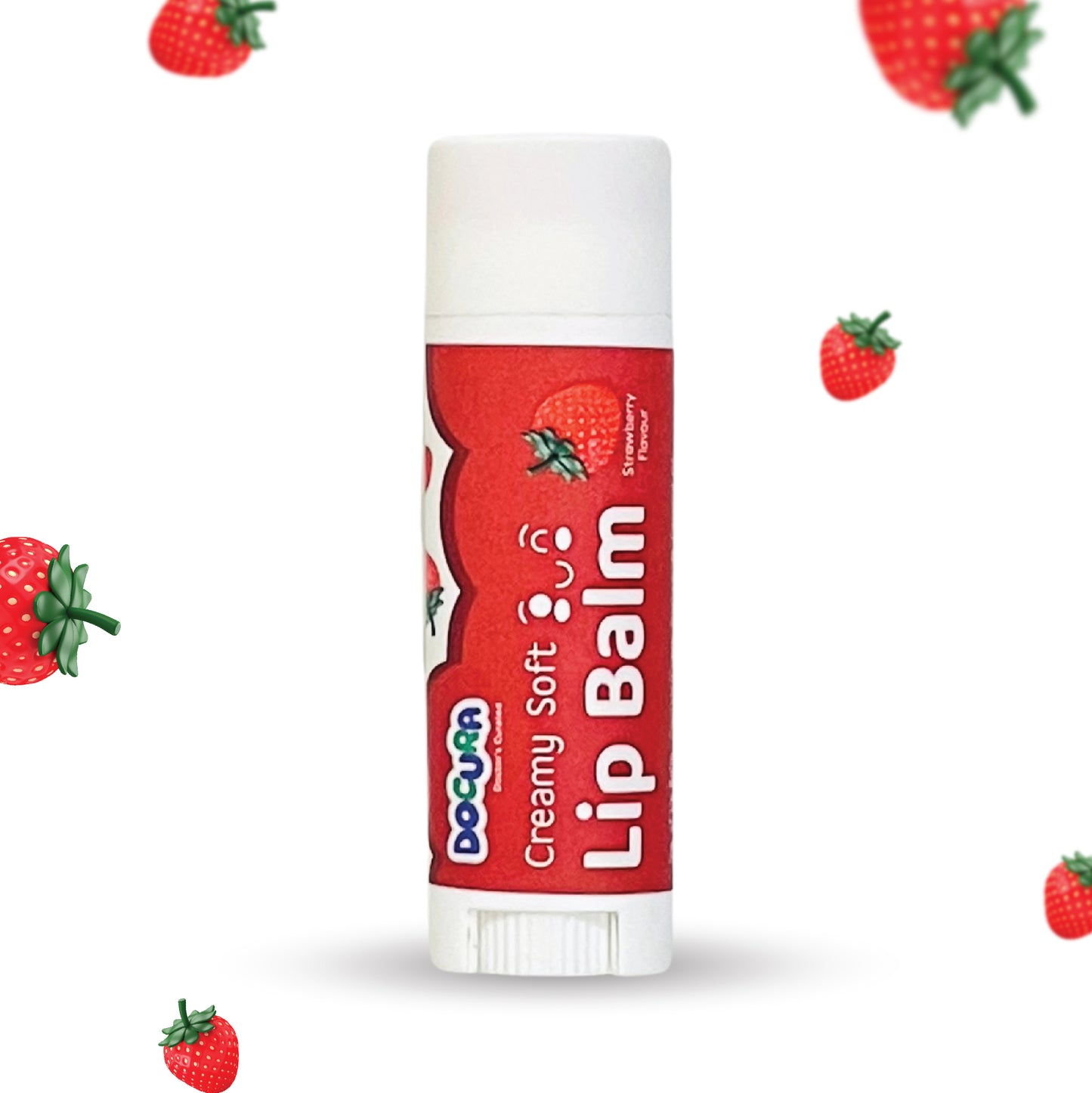 Strawberry Creamy Soft Lip Balm Strawberry (Pack of: 1, 5 g)